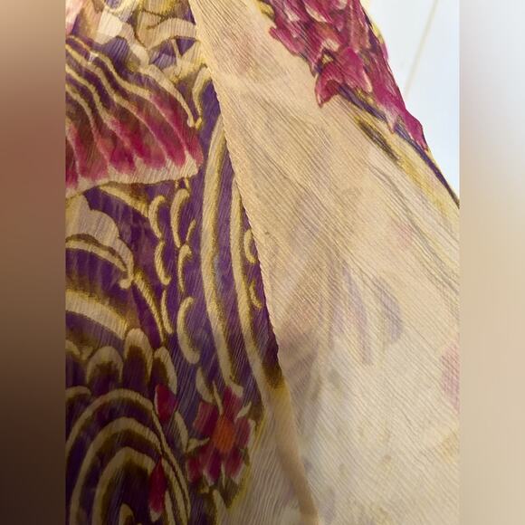 Jean Paul Gaultier Silk Made in Italy Peasant Style Soleil Blouse M - Picture 4 of 7